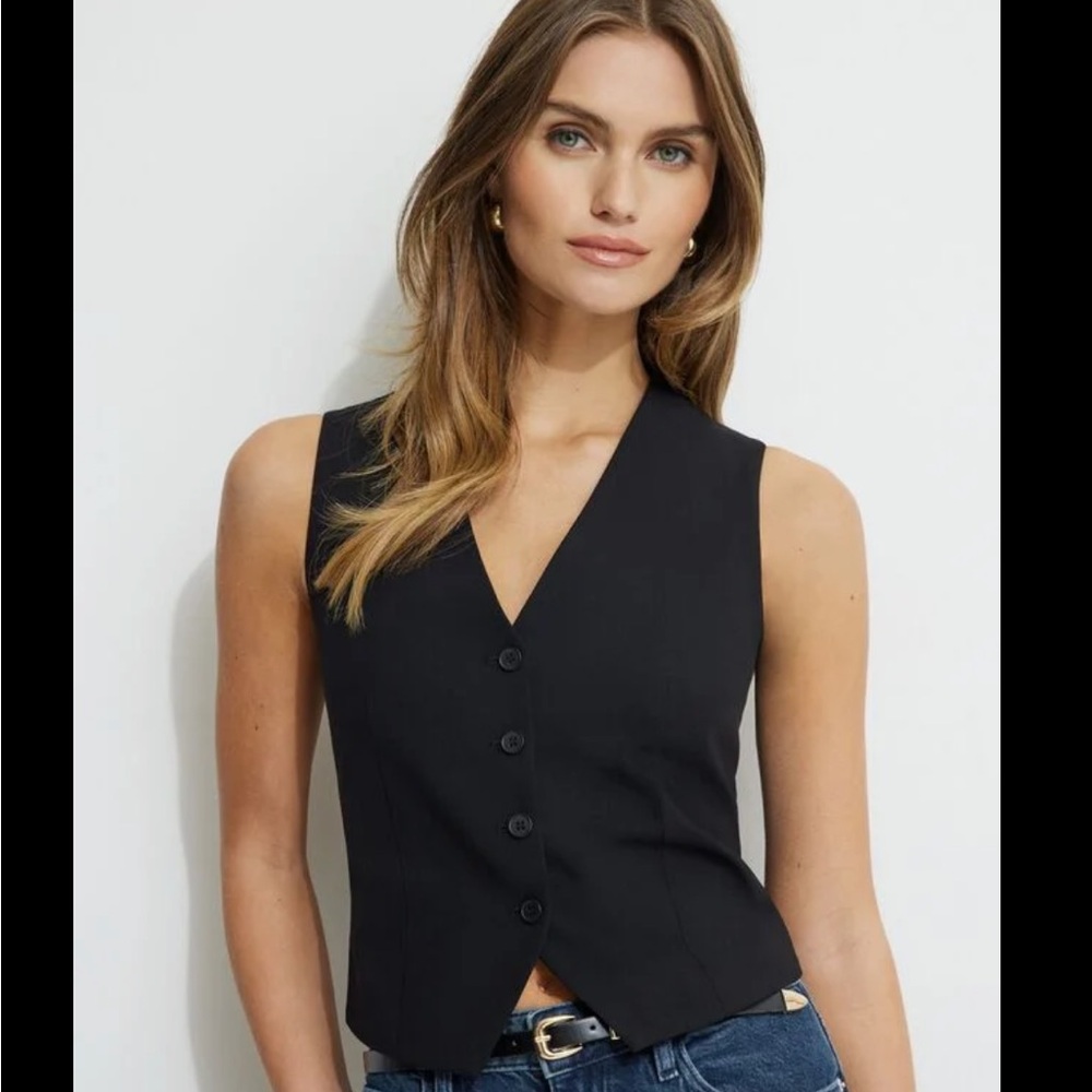 Black Vest Shirt